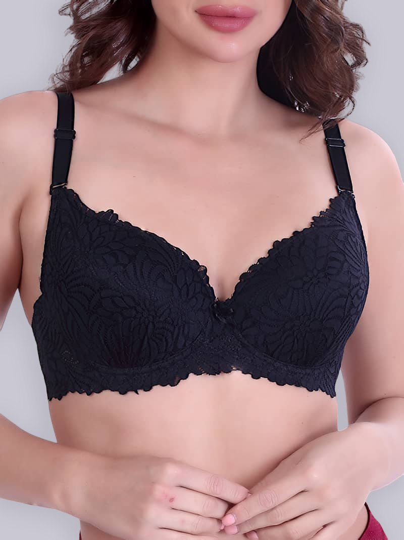 Net Black Padded Bra, For Inner Wear, Size: Free Size at Rs 135