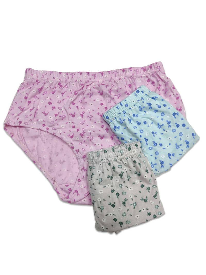 Pack of 3- Print Passion Super Comfy Mid Waist Panty | Bold & Bae Fashion