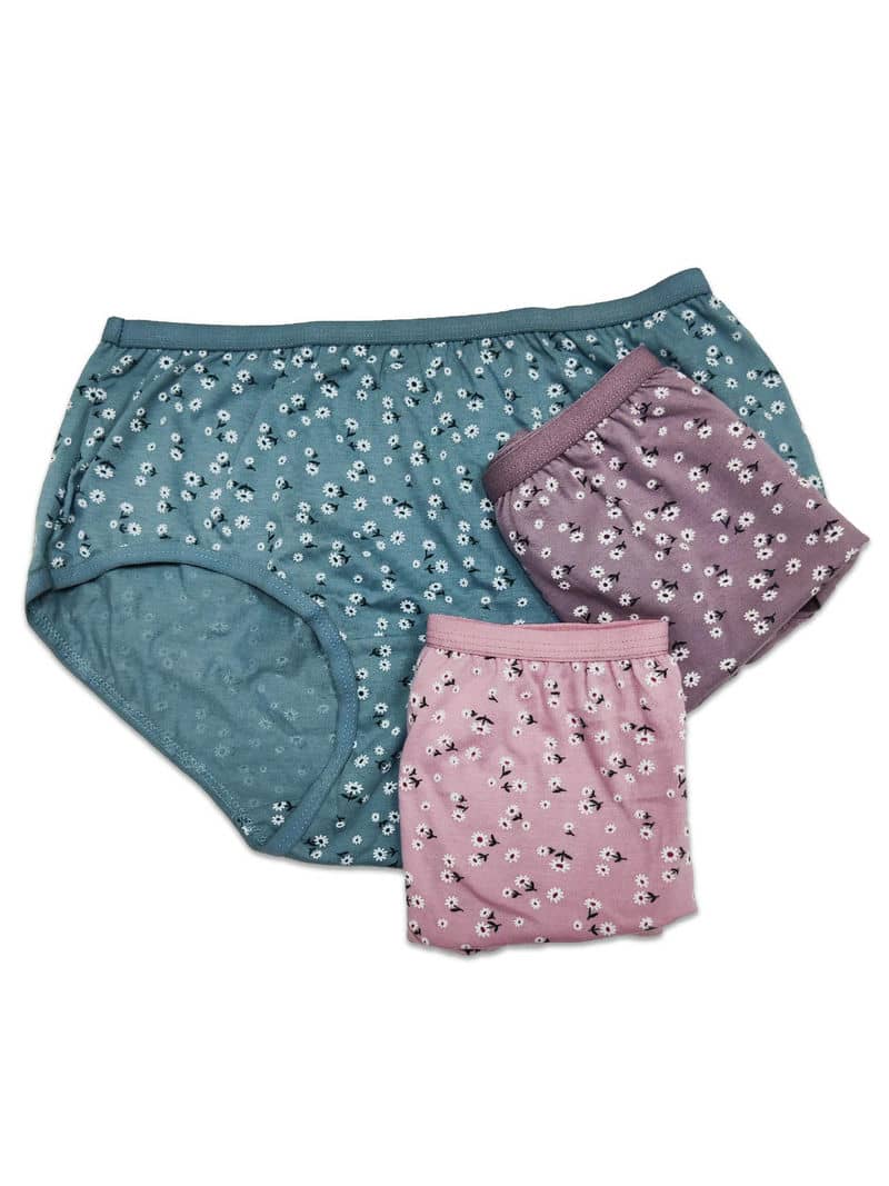 Pack of 3- Print Passion Super Comfy Mid Waist Panty | Bold & Bae Fashion