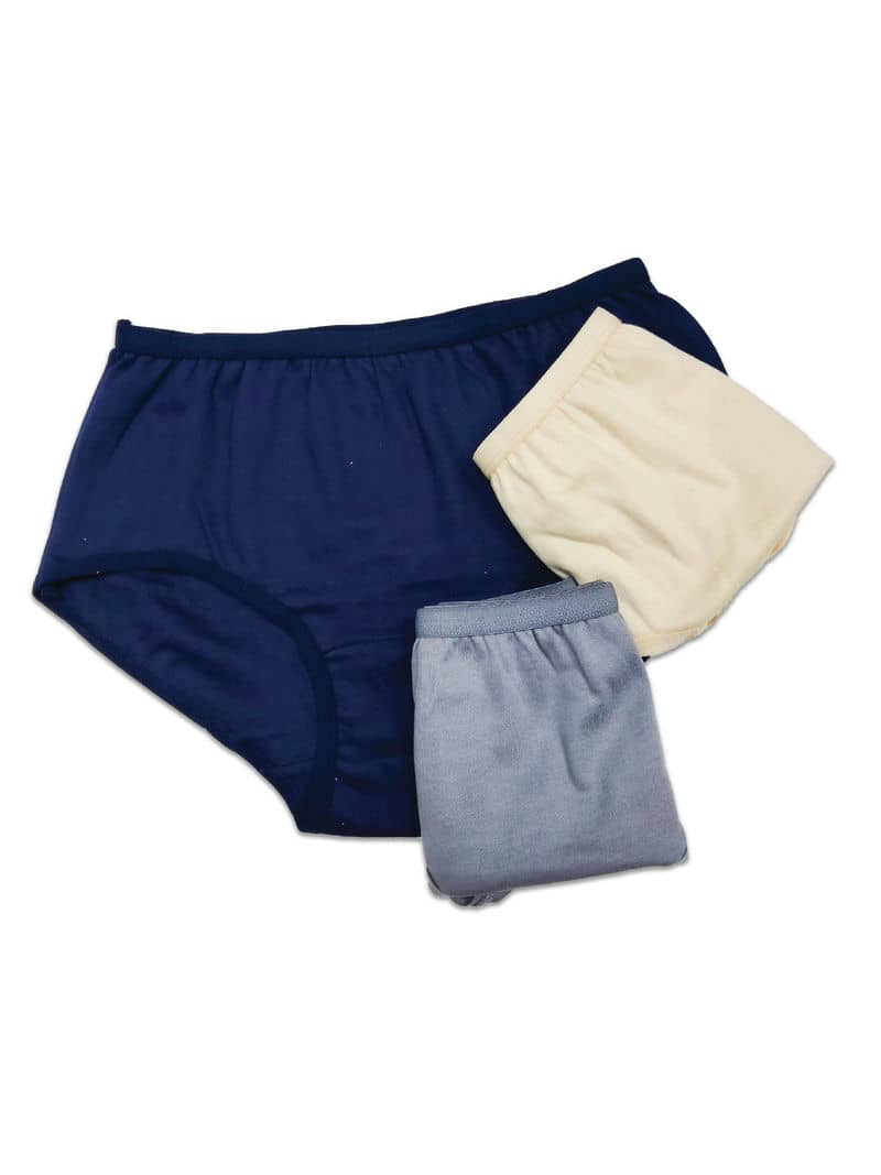 Pack of 3- Cotton Solid Colour Mid Waist Panty | Bold & Bae Fashion