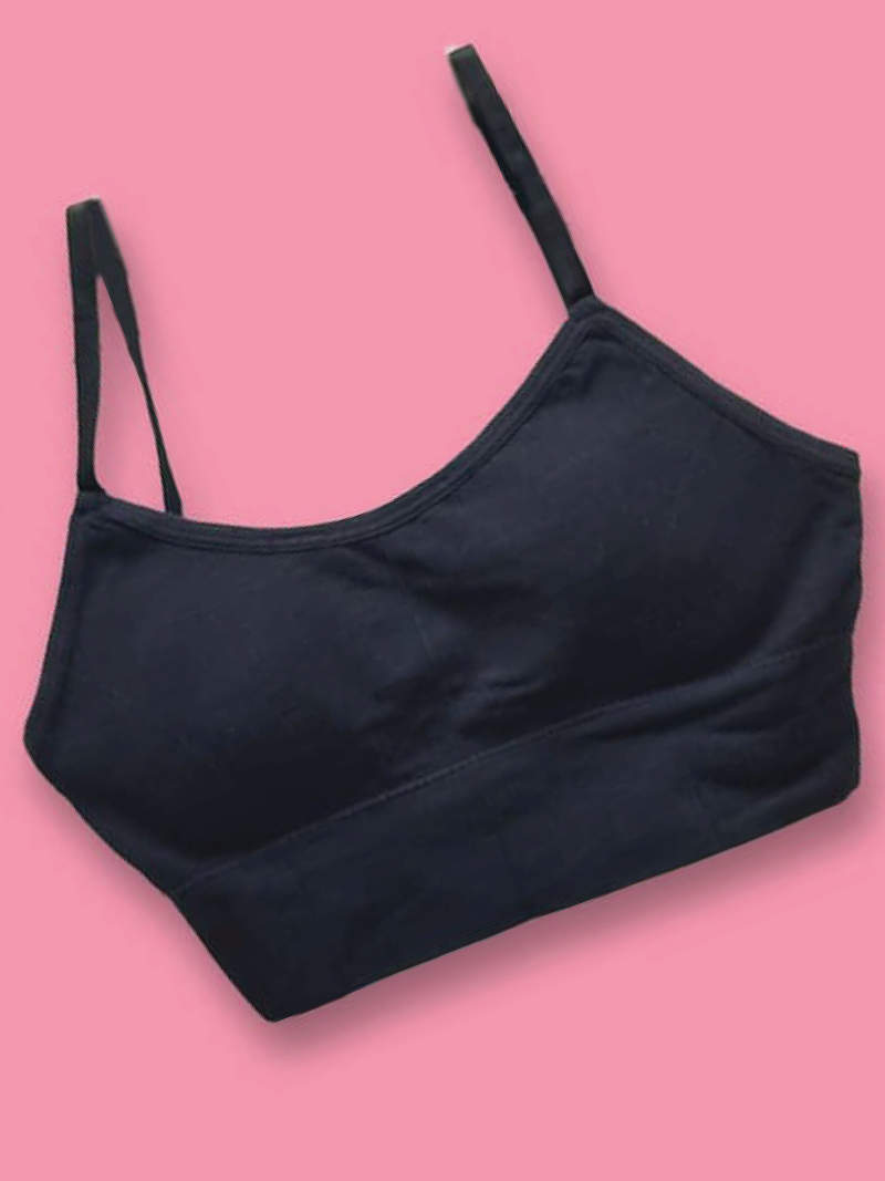 Beguiling Bralette Lightly Padded Non-Wire Full Cup Bra in Black | Bold & Bae Fashion