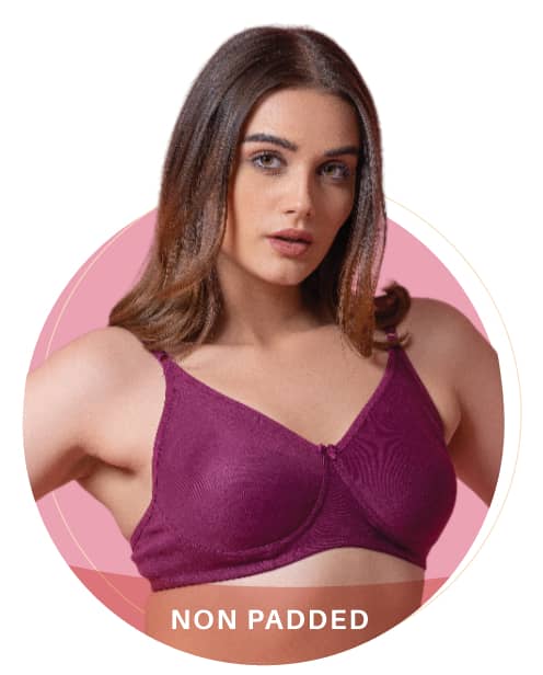 be-wild full coverage padded backless bra with transparent straps and band  free/t-shirtbra/casual/everyday bra/non wired bra /fashion bra